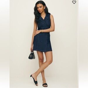 Reformation Savannah Denim Dress NWT